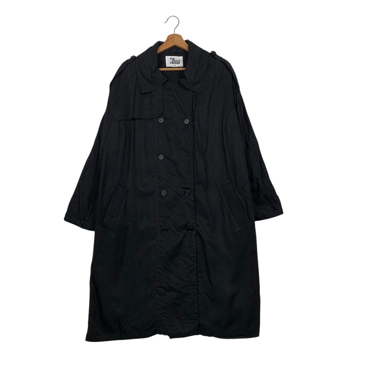 Japanese Brand The White Pepper Double Breasted Overcoat Size US M / EU 48-50 / 2 - 1 Thumbnail