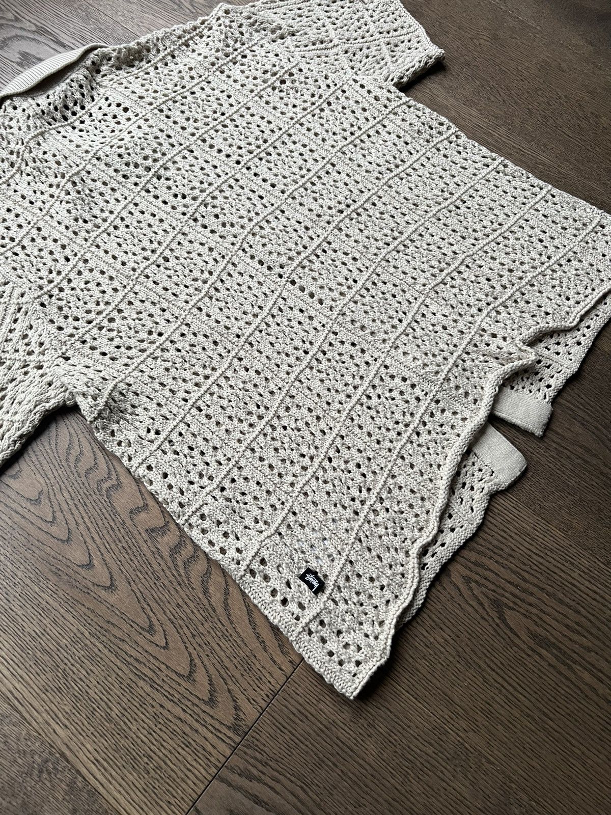 Stussy Stussy SS22 Crochet Shirt | Grailed