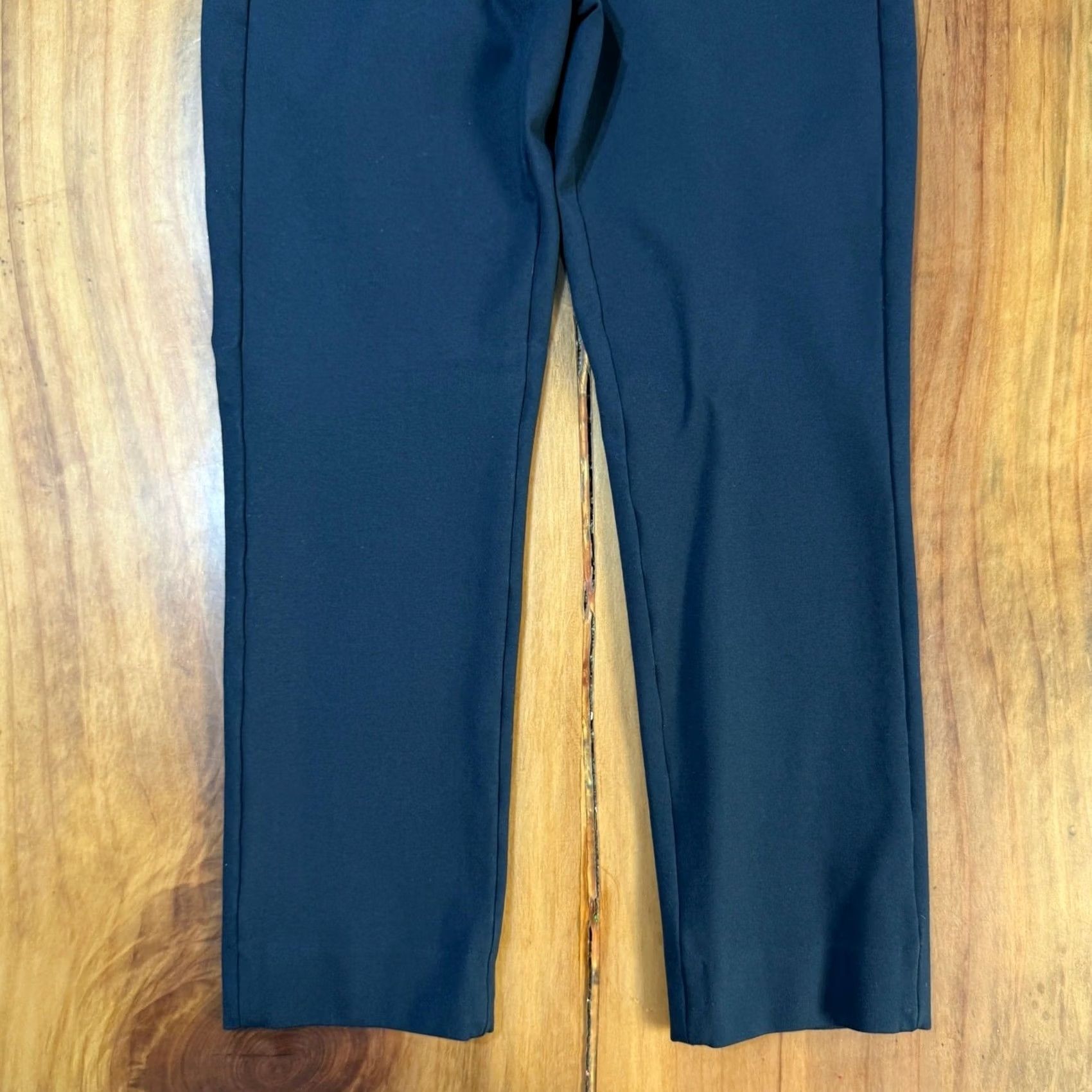 Quince Quince Women's Straight leg Stretch Dress Pants Small Blue Pull On Rayon Size 28" / US 6 / IT 42 - 2 Thumbnail