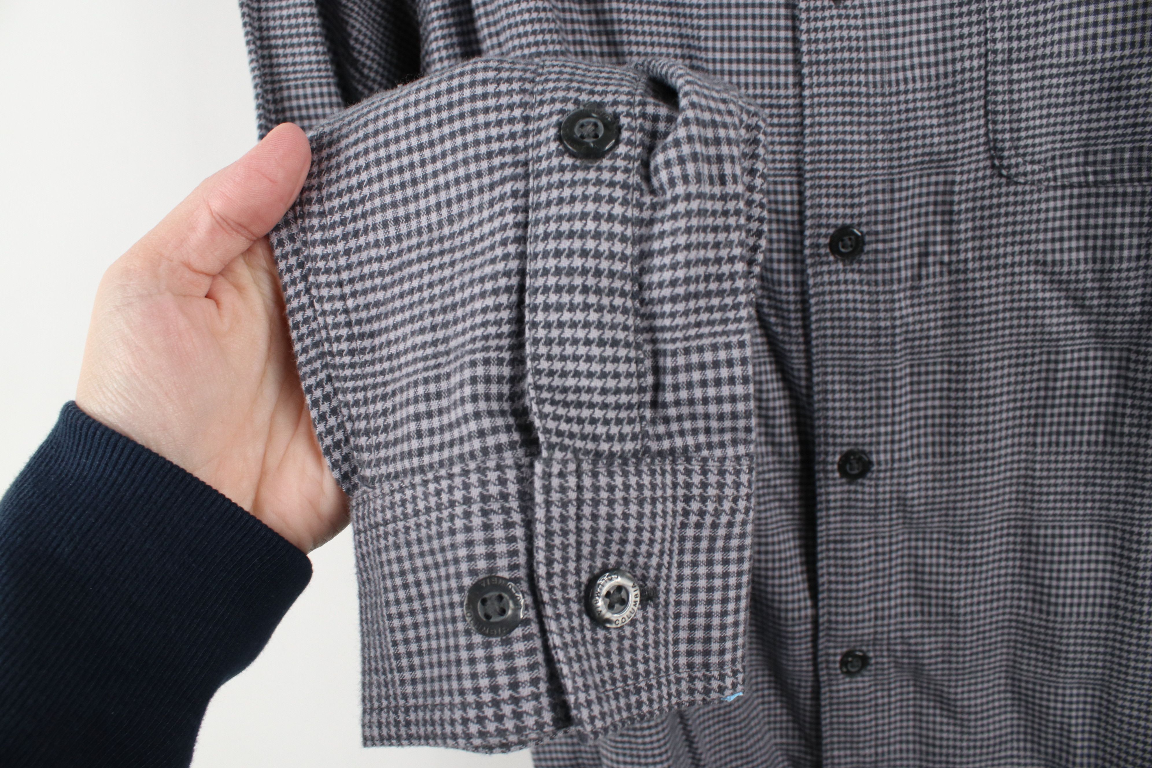 Columbia × Vintage Deadstock Vintage Y2K Columbia Houndstooth Flannel Shirt Size US S / EU 44-46 / 1 - 10 Thumbnail