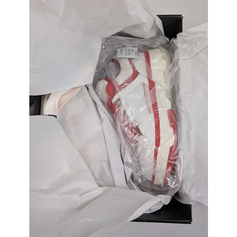 Amiri o1rshd1 Q:2 / MA-1 Low-Top Sneakers in White/ Red Size US 11 / EU 44 - 22 Thumbnail