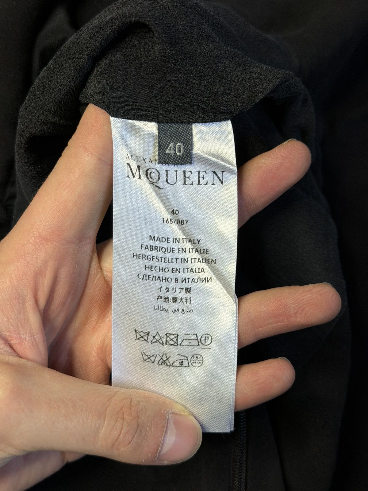 Alexander McQueen Archive Alexander McQueen Silk/Viscose Obsession Talisman Size S / US 4 / IT 40 - 7 Thumbnail