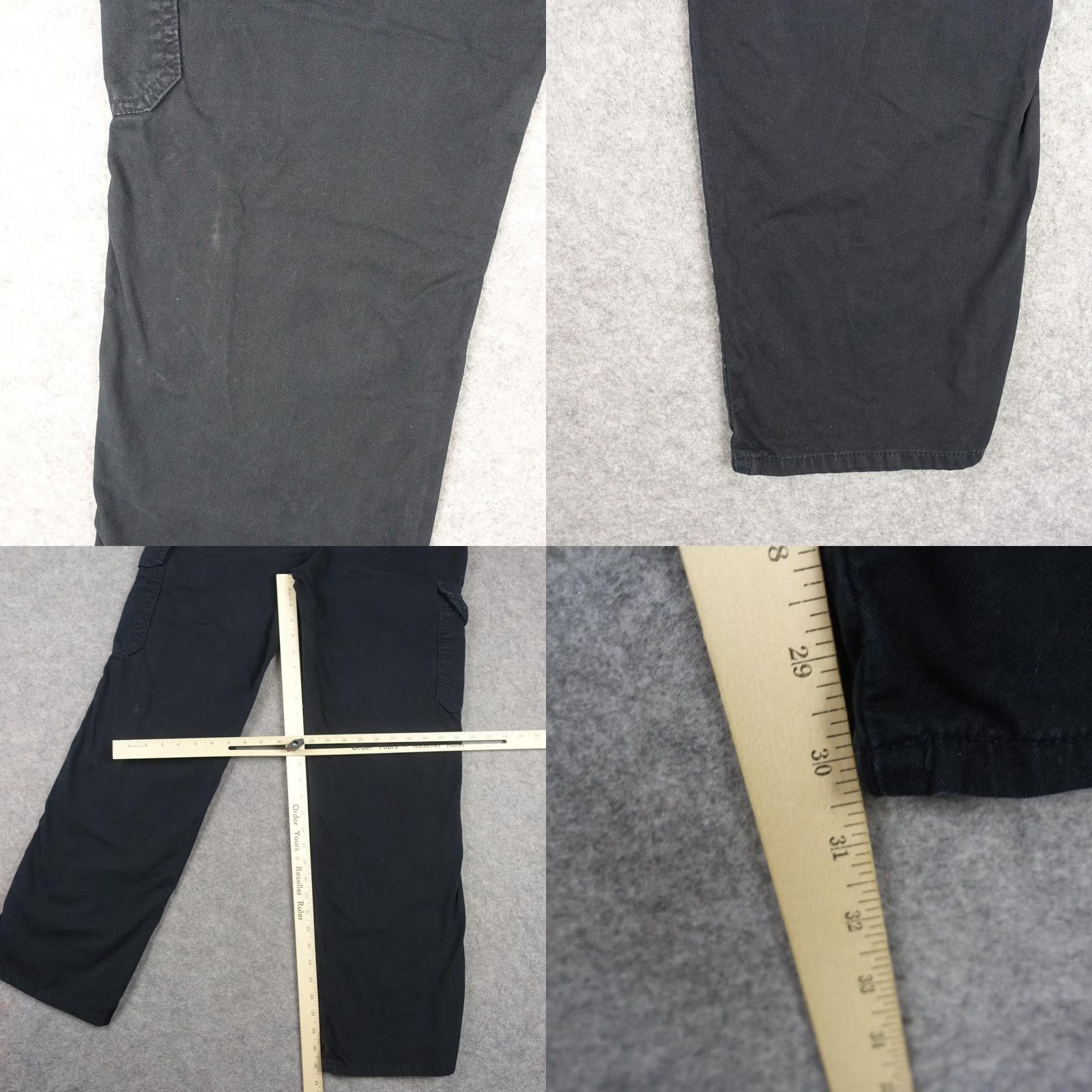 Zara Zara Pants Womens 6 Black Cargo Pockets Straight Leg Cotton Utility Casual Pants Size 28" / US 6 / IT 42 - 8 Thumbnail