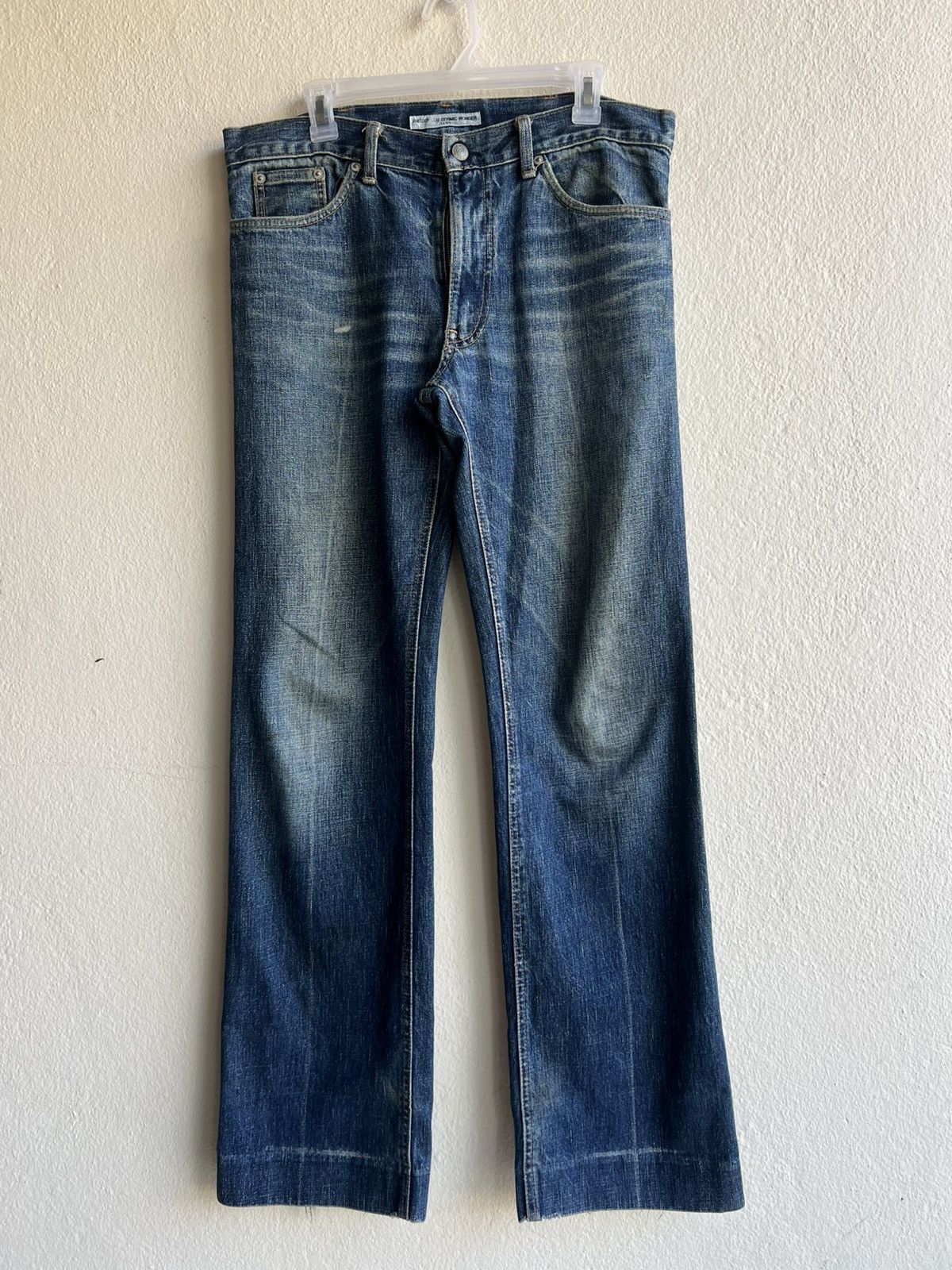 Vintage Vintage Cosmic Wonder Japan Dirty Mud Denim Flare Jeans Size US 32 / EU 48 - 22 Thumbnail