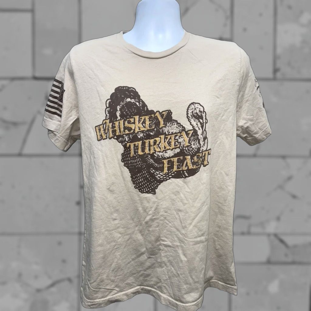 Vintage Grunt Style Men's T-Shirt Large Brown Cotton Graphic 2000s Size US L / EU 52-54 / 3 - 1 Thumbnail