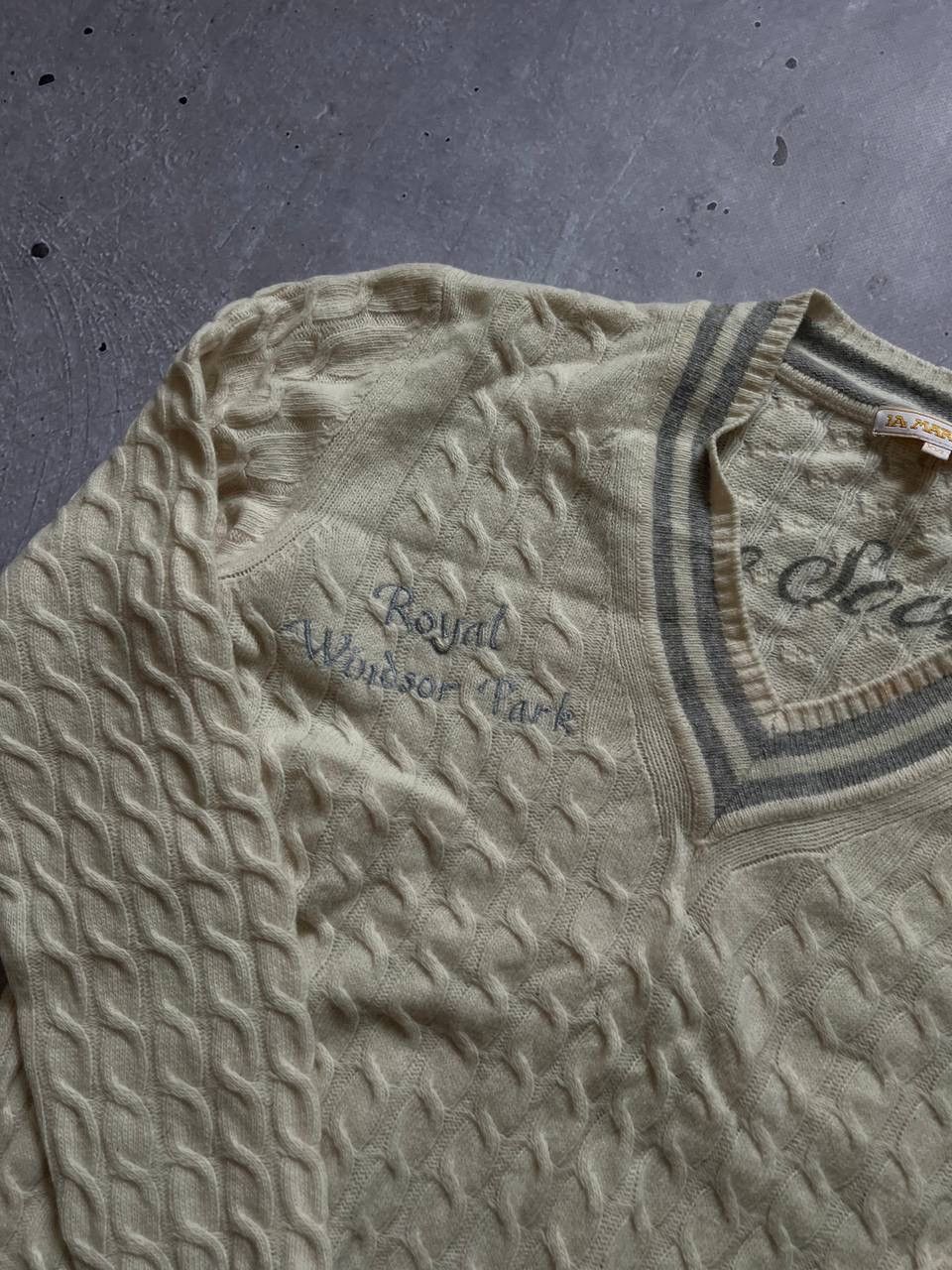 La Martina Vintage La Martina Argentina V-neck knitted sweater size XXL Size XXL / US 16-18 / IT 52-54 - 2 Thumbnail