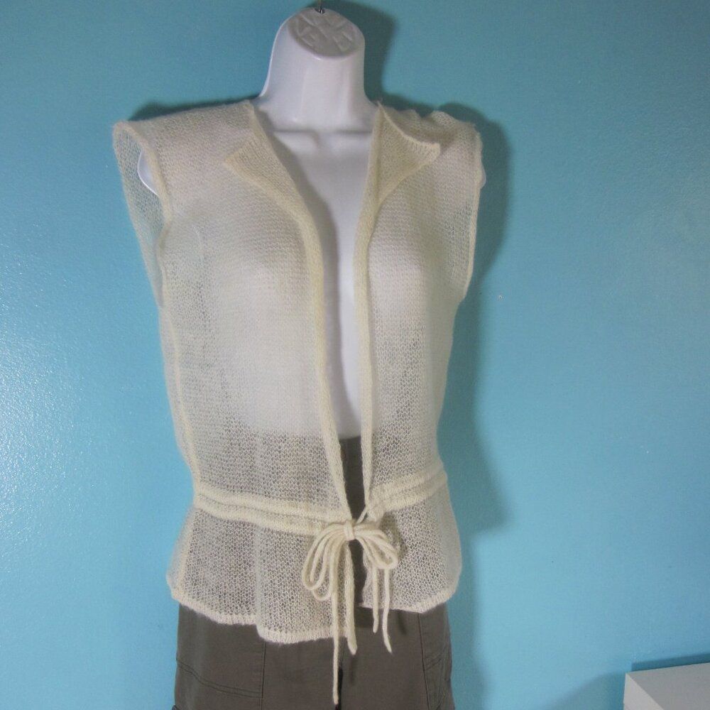 Vintage Vintage Wool Mohair Loose Knit Sweater Women Sz L Joseph Mag Size L / US 10 / IT 46 - 1 Thumbnail