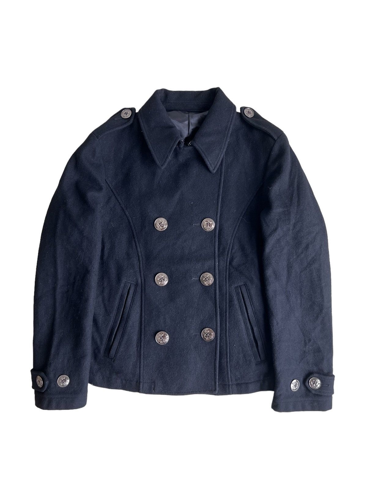 Hysteric Glamour 1990s PPFM Military Officer Double Breast Wool Blend Jacket Size US M / EU 48-50 / 2 - 1 Thumbnail