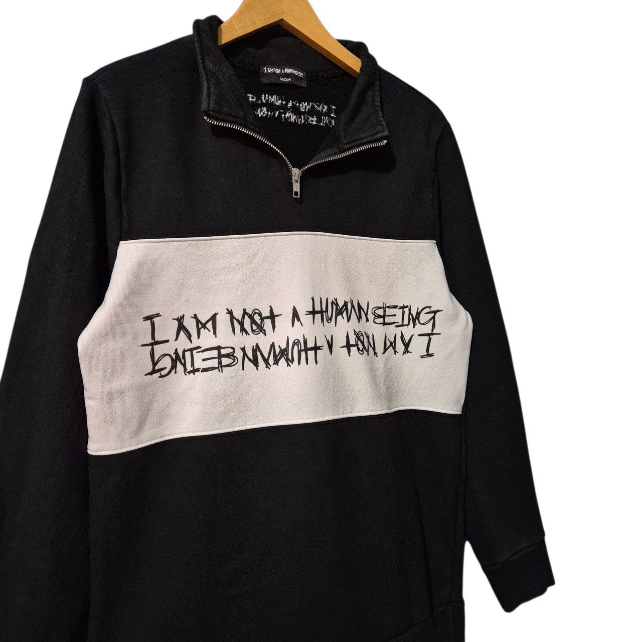 I Am Not A Human Being I am not human being half zip sweatshirts Size US L / EU 52-54 / 3 - 2 Thumbnail