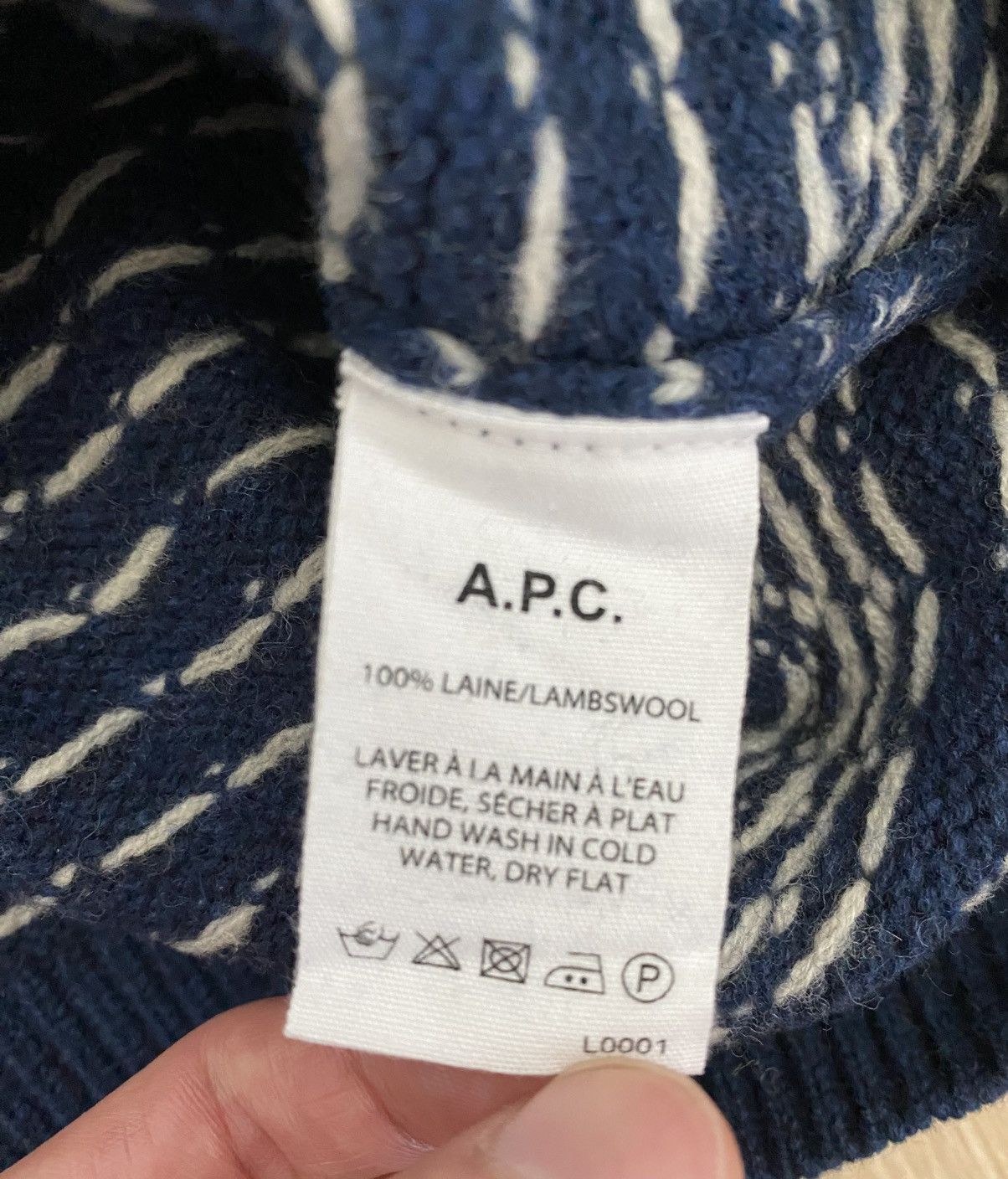 A.P.C. A.P.C. Winter Ski Lambswool Pullover Sweater Size US S / EU 44-46 / 1 - 3 Thumbnail