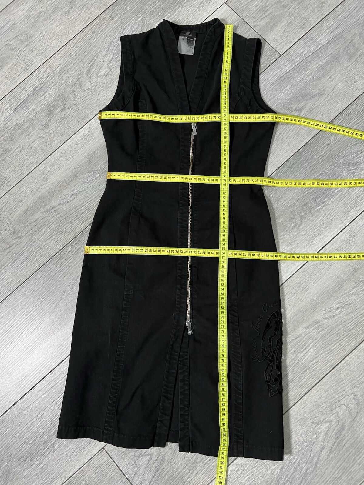 Versace Versace Jeans Couture Vintage Denim Dress Cotton Size 28/42 Size M / US 6-8 / IT 42-44 - 15 Thumbnail