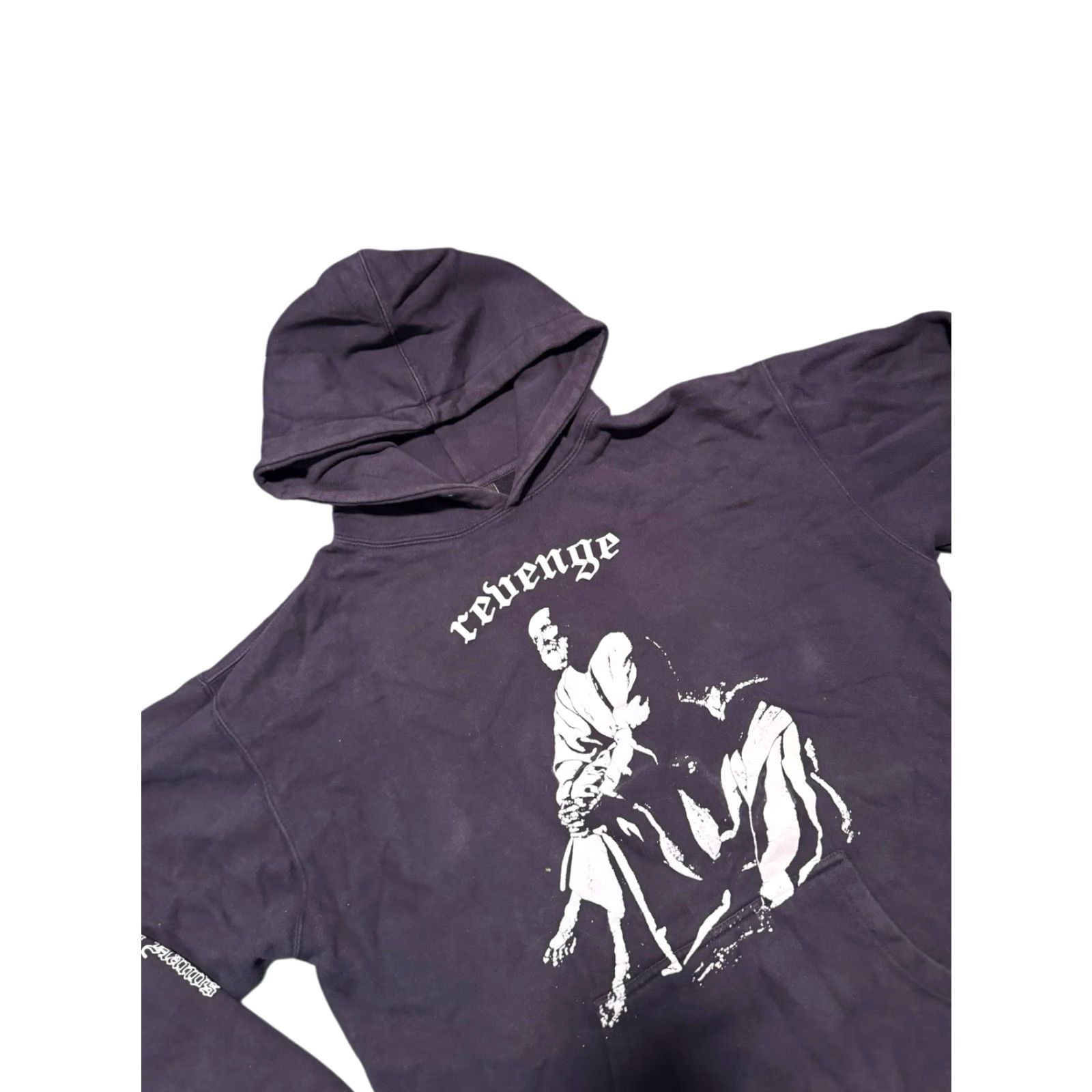 Revenge VINTAGE Revenge RENAISSANCE BY REVENGE Puff Print Hoodie Size L Black HTF! Size US L / EU 52-54 / 3 - 6 Thumbnail