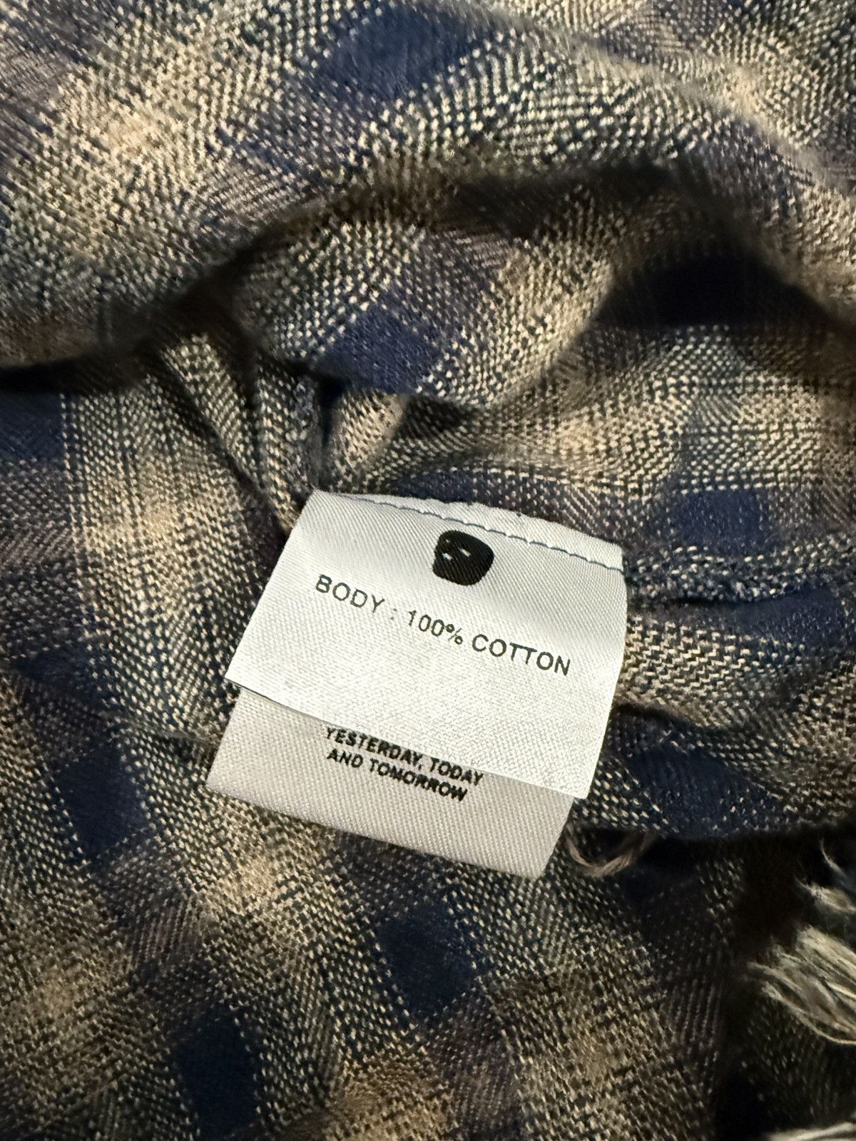 Vintage × Youths In Balaclava Youths in Balaclava Plaid Print Long Sleeve Dress Shirt Size US M / EU 48-50 / 2 - 7 Thumbnail