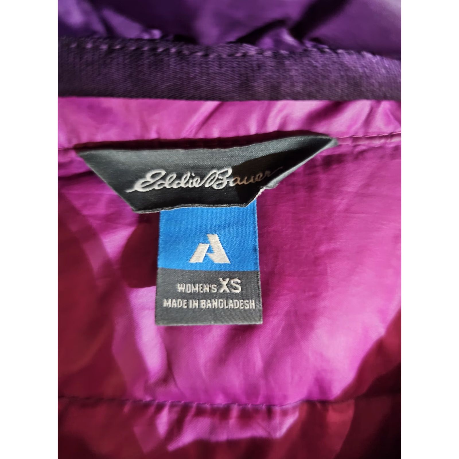 Eddie Bauer Eddie Bauer Jacket Womens X-Small Purple Down Quilted Hooded First Ascent Outdoor Classic Size XS / US 0-2 / IT 36-38 - 4 Thumbnail