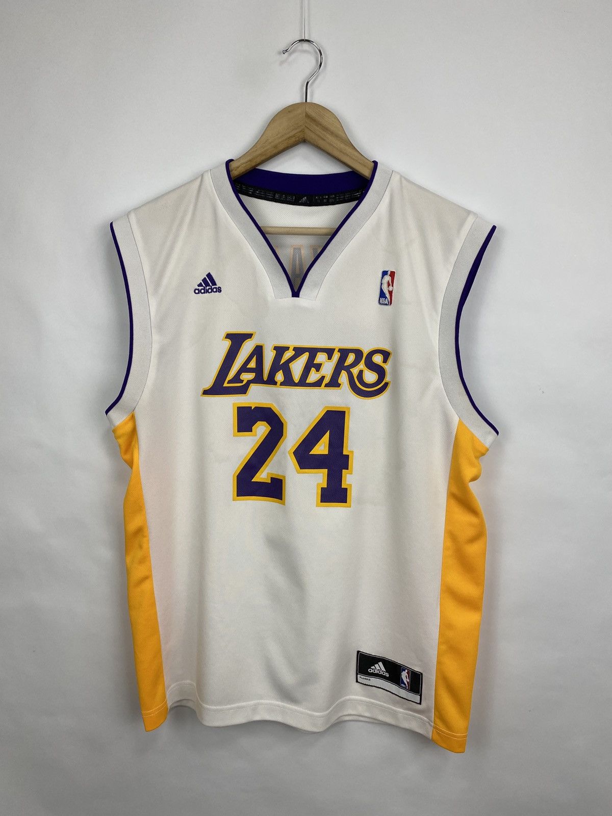 Adidas 🇺🇸 Vintage Kobe Bryant 24 Adidas L A Lakers 2014 Jersey Rare Size US M / EU 48-50 / 2 - 3 Thumbnail