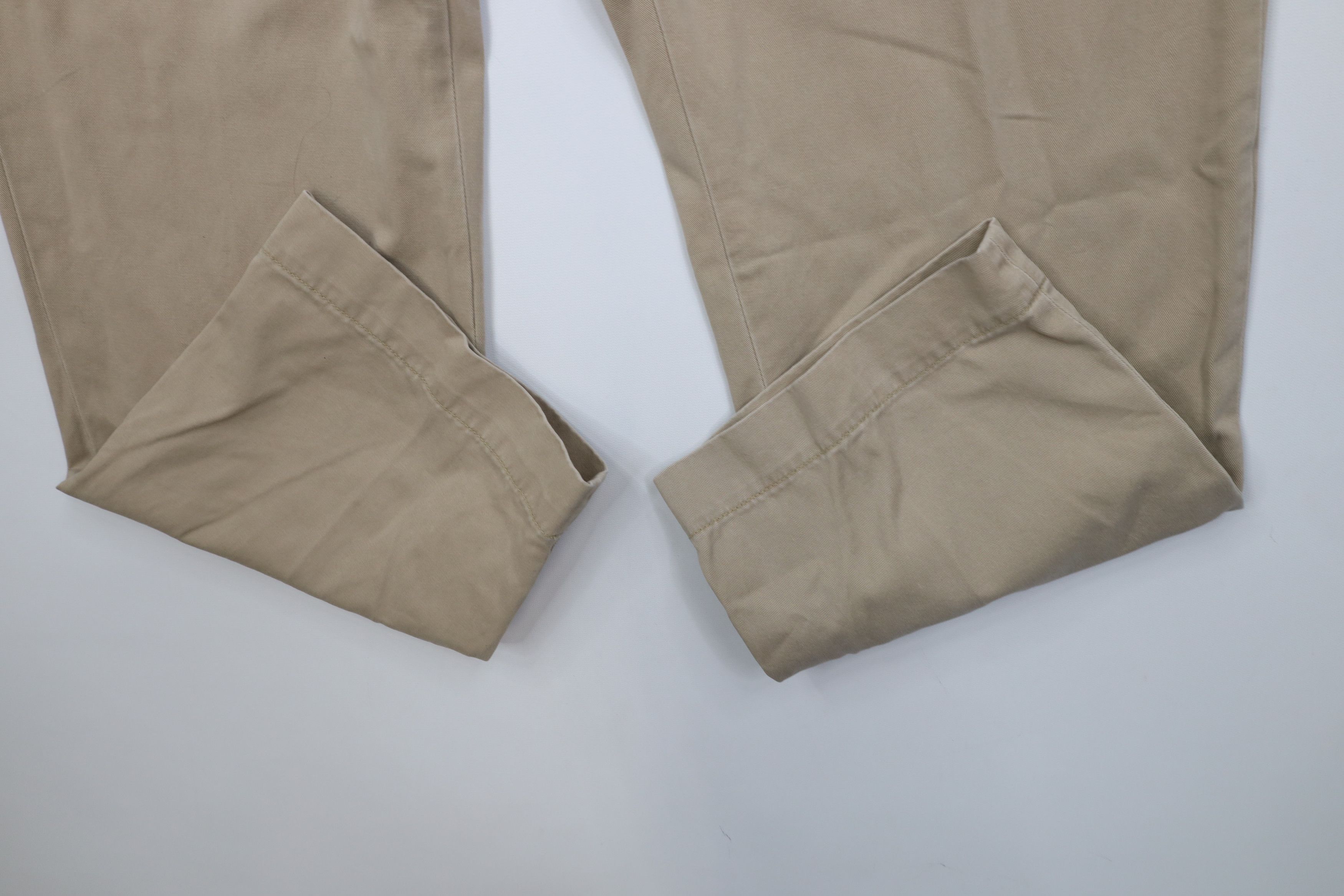 Ralph Lauren Vintage 90s Ralph Lauren Wide Leg Chino Pants Beige Cotton Size US 38 / EU 54 - 5 Thumbnail