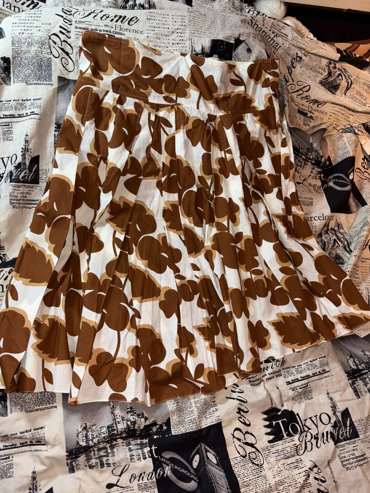 Other Marni pleated floral Skir Size 30" / US 8 / IT 44 - 8 Thumbnail
