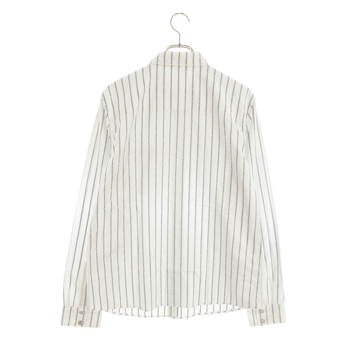 Chrome Hearts Chrome Hearts Logo Stripe Long Sleeve Shirt Size US M / EU 48-50 / 2 - 2 Thumbnail