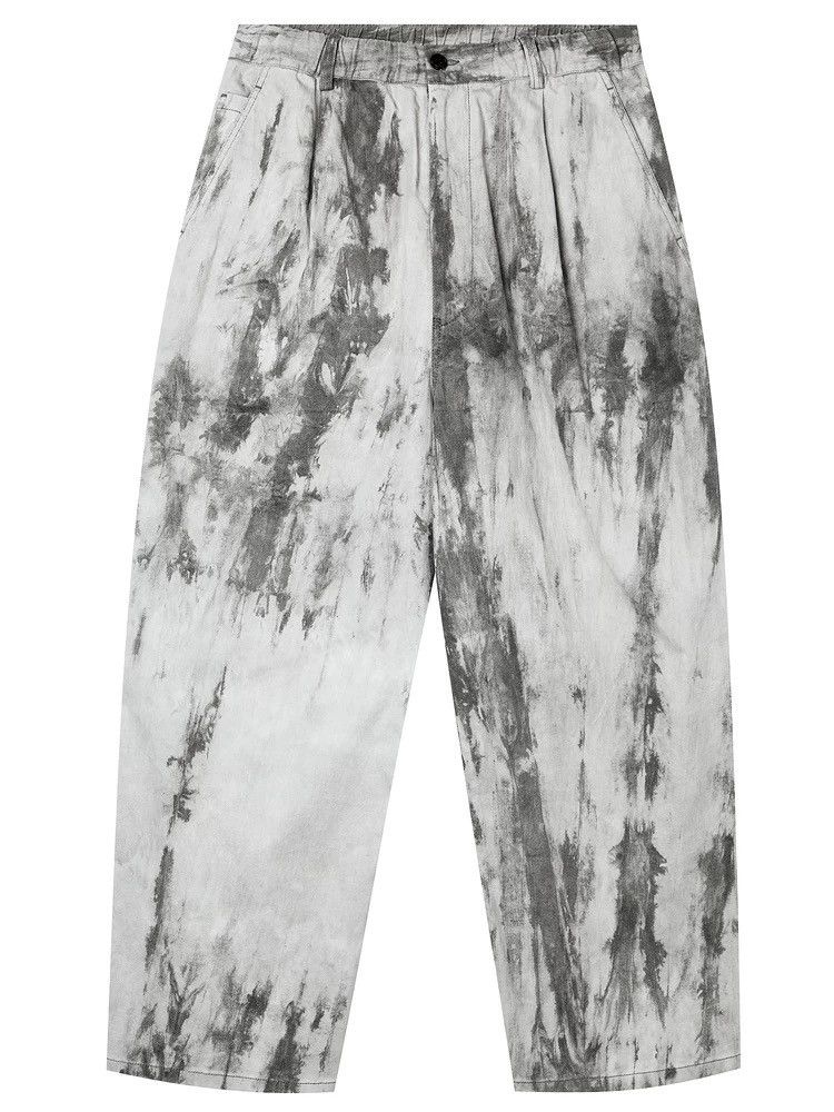 Other Gray Tie-Dye Wide-Leg Pants – Size M Size US 32 / EU 48 - 1 Thumbnail