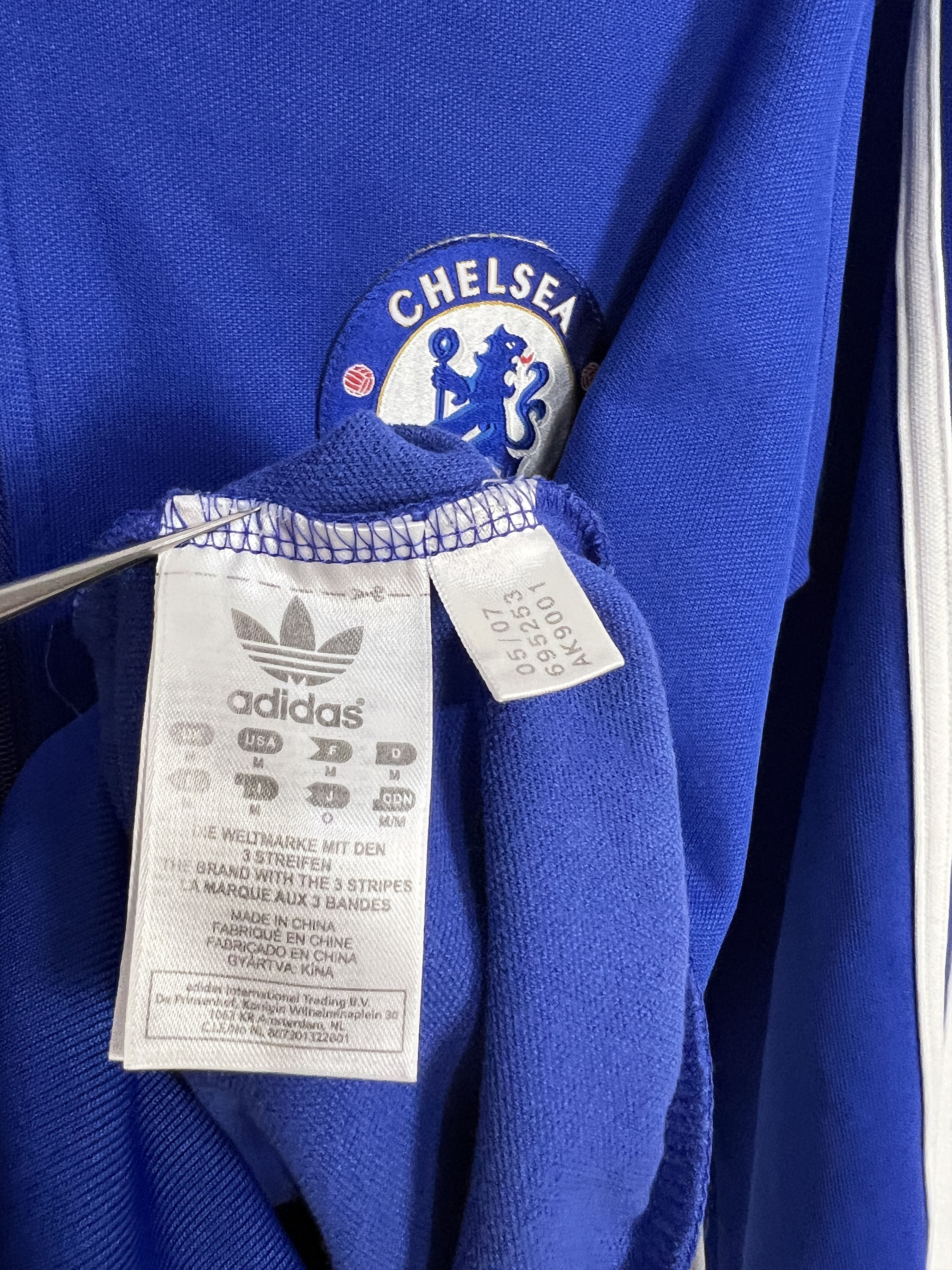 Adidas Vintage Originals Chelsea Football Jacket Soccer Track Top Size US M / EU 48-50 / 2 - 8 Thumbnail