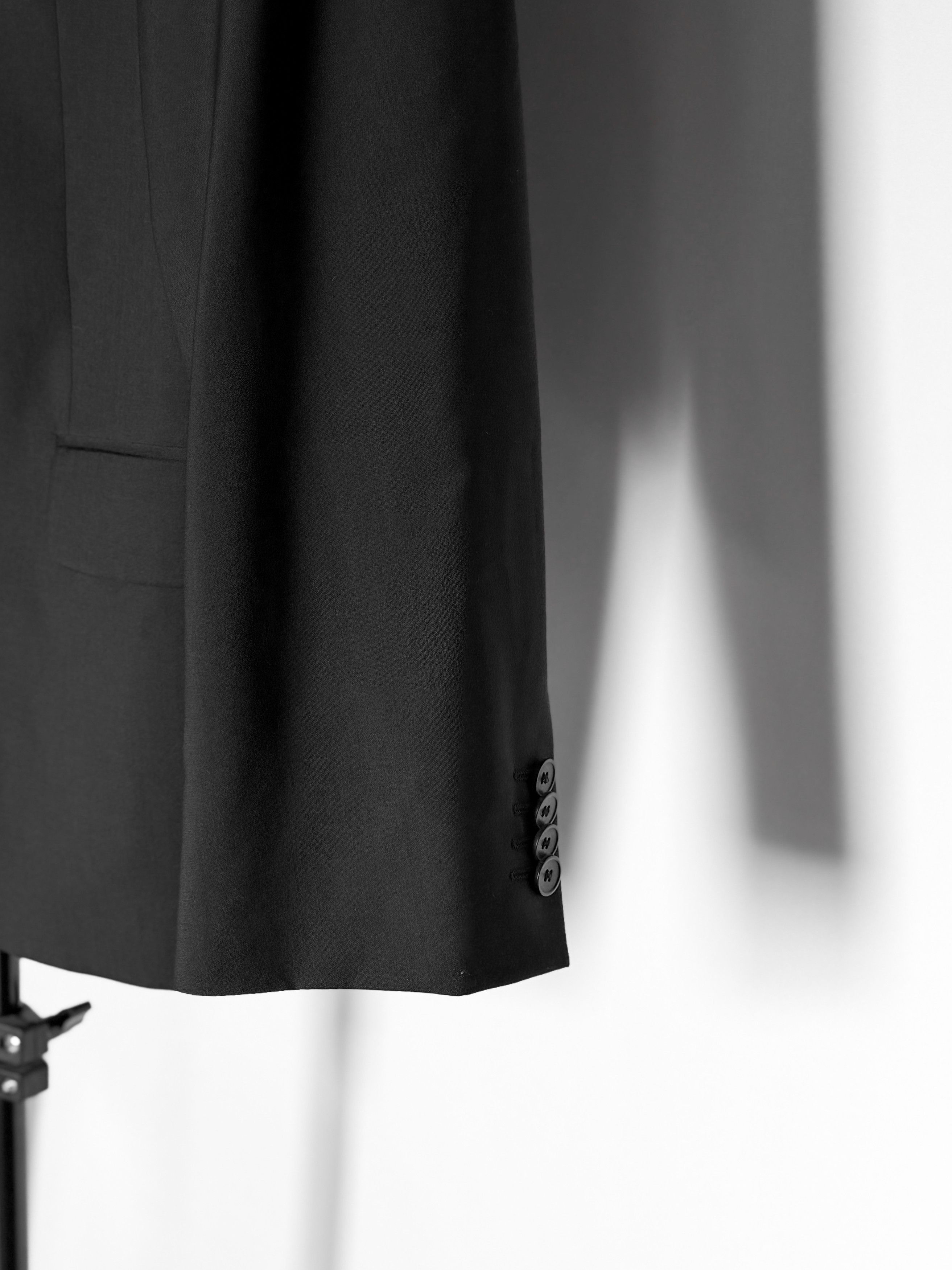 Hugo Boss HUGO BOSS Red Label Black Suit Jacket Blazer Size 38R - 4 Thumbnail