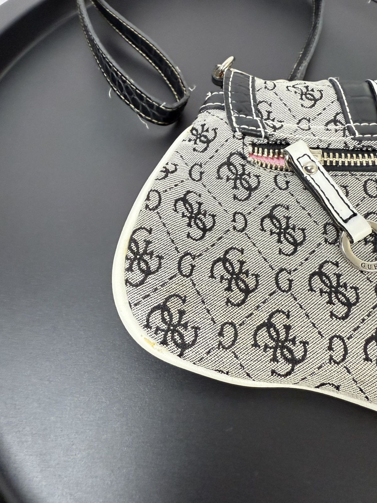 Guess Guess VNTG Y2K Monogram Mini Shoulder Bag Messenger Size ONE SIZE - 9 Thumbnail