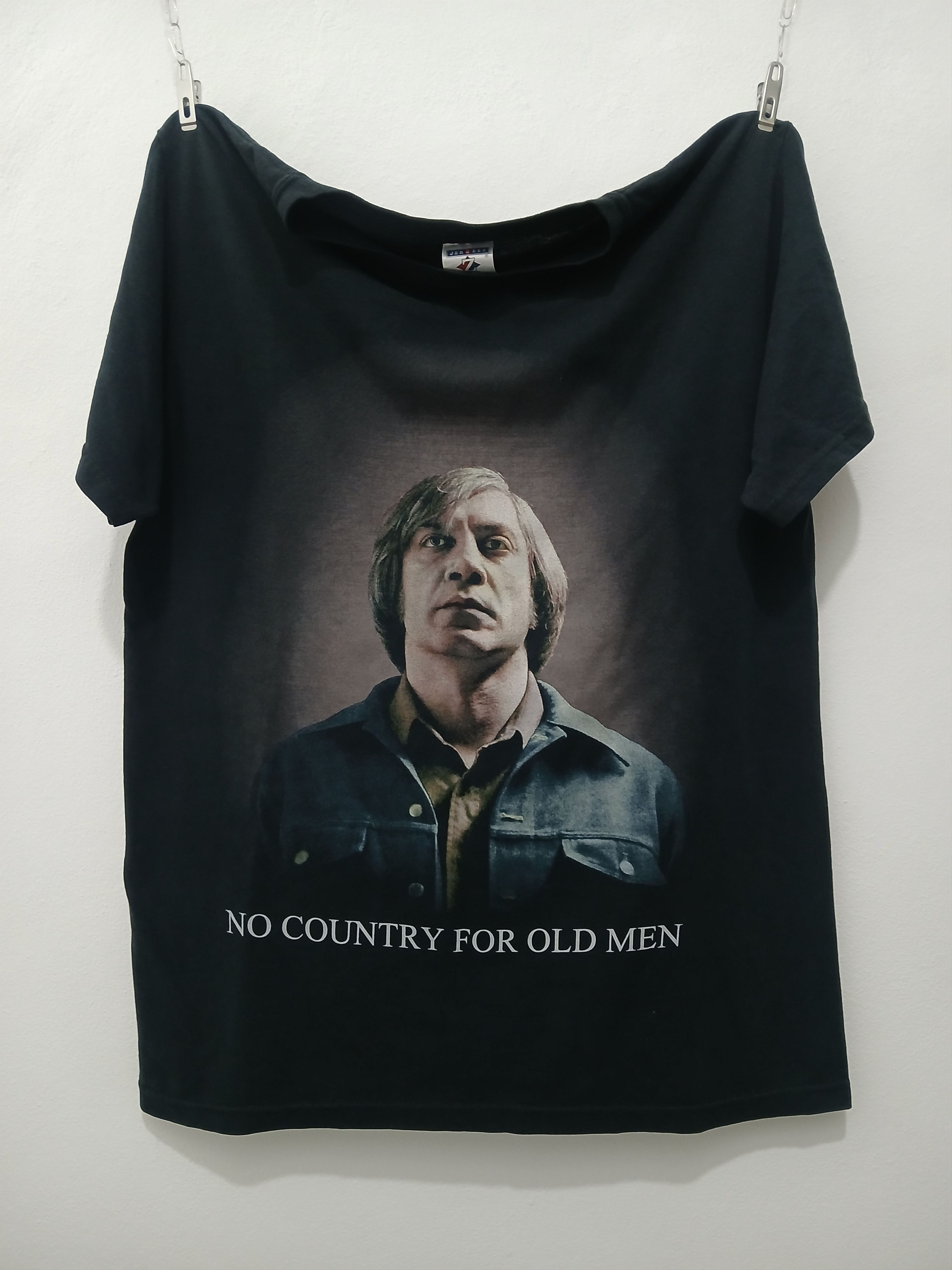 Vintage NO COUNTRY FOR OLD MEN Vintage Movie Bootleg Tee Size US M / EU 48-50 / 2 - 1 Thumbnail