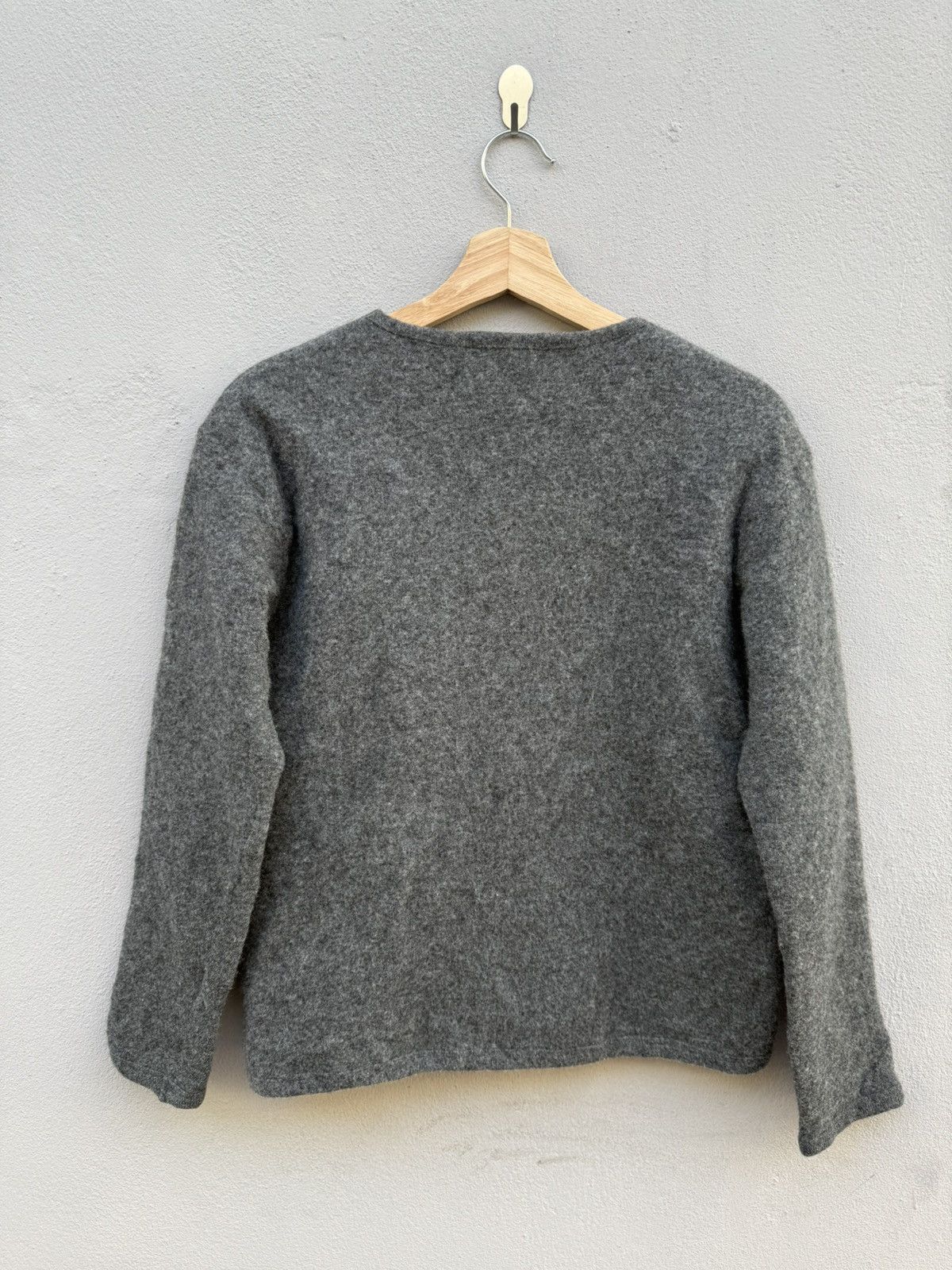 Marithe + Francois Girbaud MFG Short Mohair Wool Quilted Jumper Size L / US 10 / IT 46 - 10 Thumbnail
