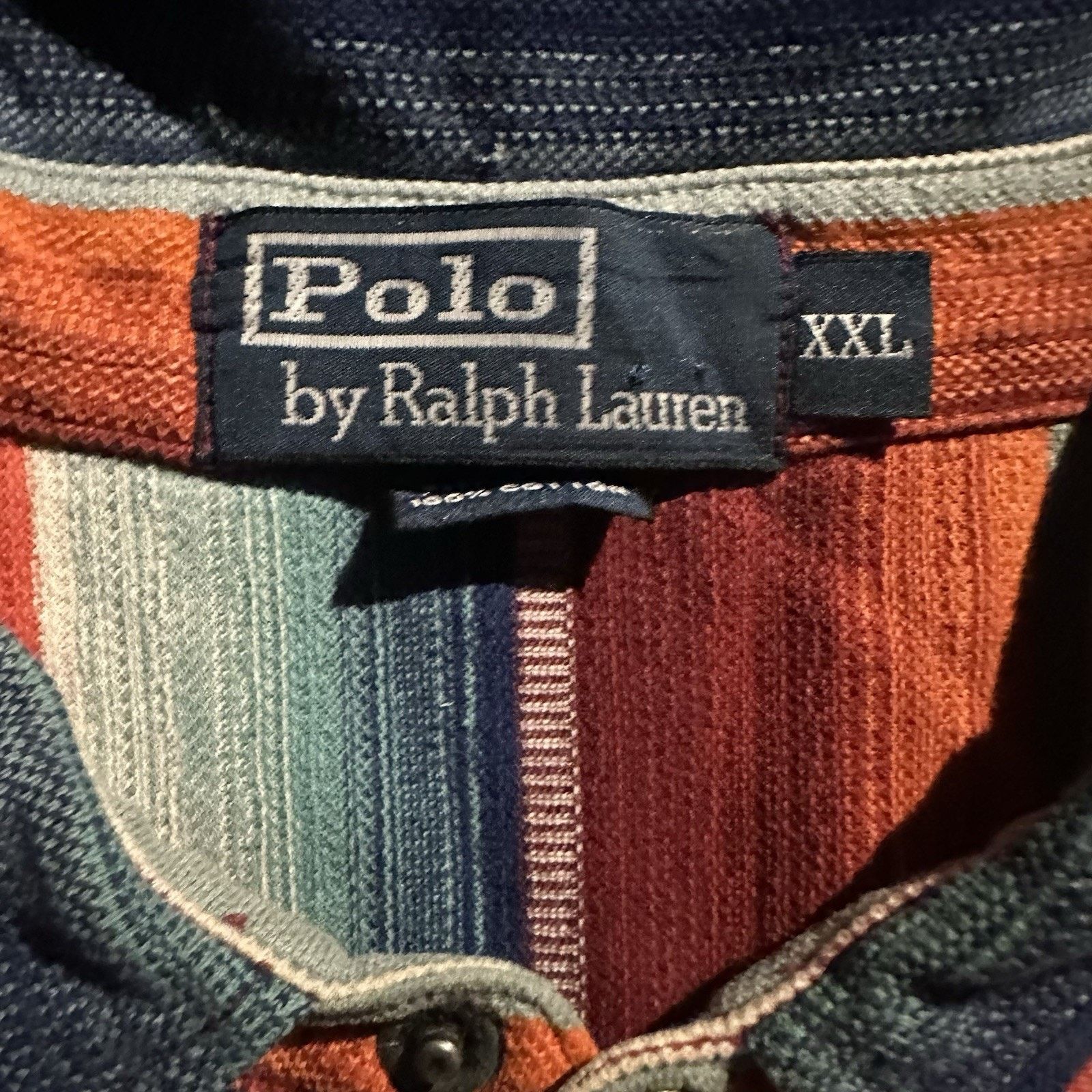 Polo Ralph Lauren × Vintage Vintage Polo Ralph Lauren Striped Western Pearl Snap Shirt Size US XXL / EU 58 / 5 - 4 Thumbnail