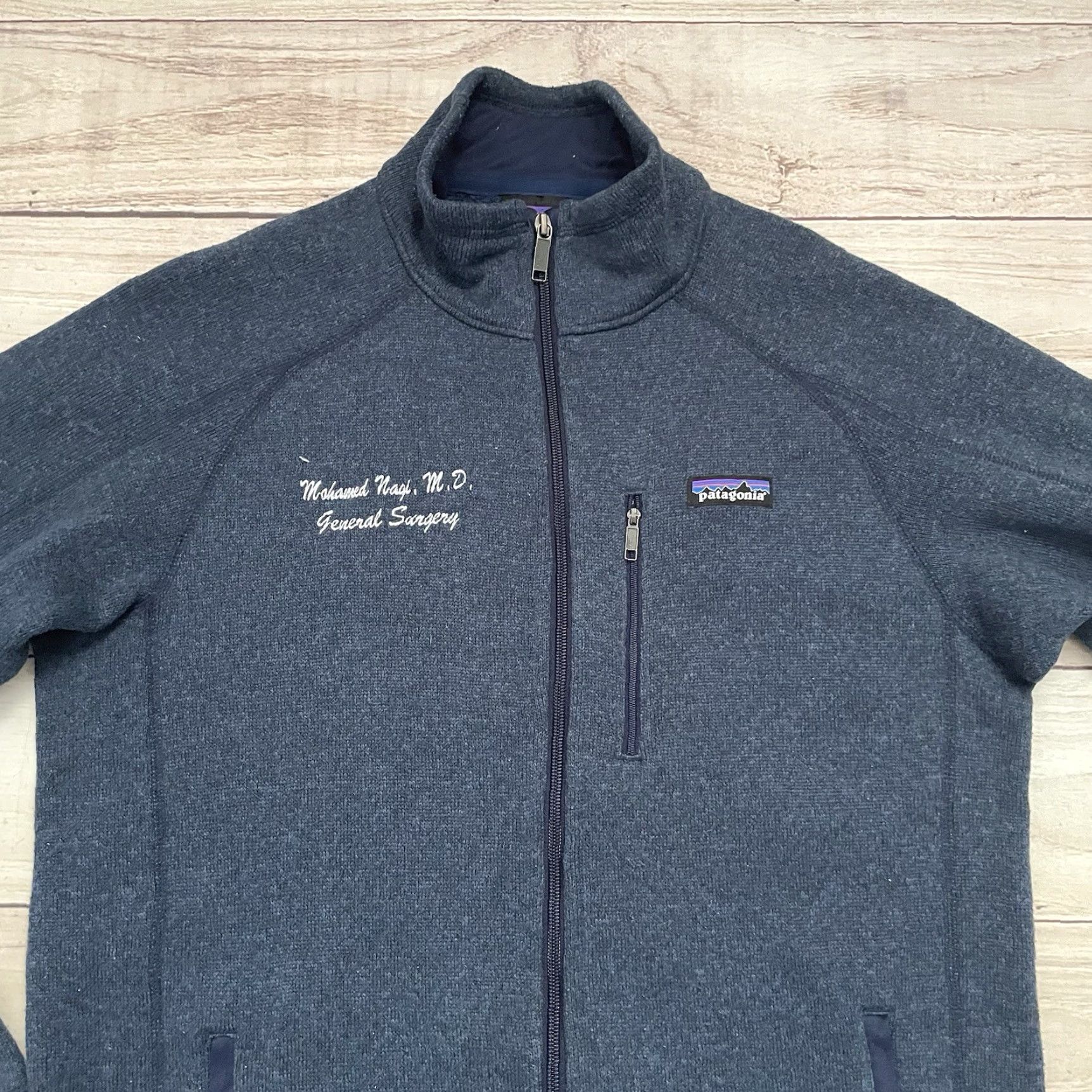 Patagonia Patagonia Mens Better Sweater Jacket Full Zip Navy Blue Medium Logo Fleece Outdoor Classic Nature Athletic Regular Size US M / EU 48-50 / 2 - 2 Thumbnail