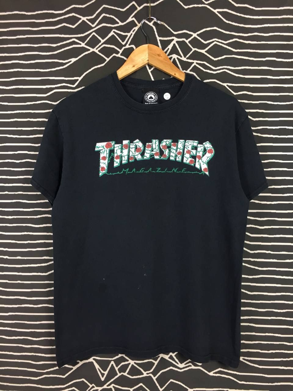 Thrasher × Vintage Vtg Thrasher Magazine Big Logo Skateboards Tee Size US M / EU 48-50 / 2 - 2 Thumbnail
