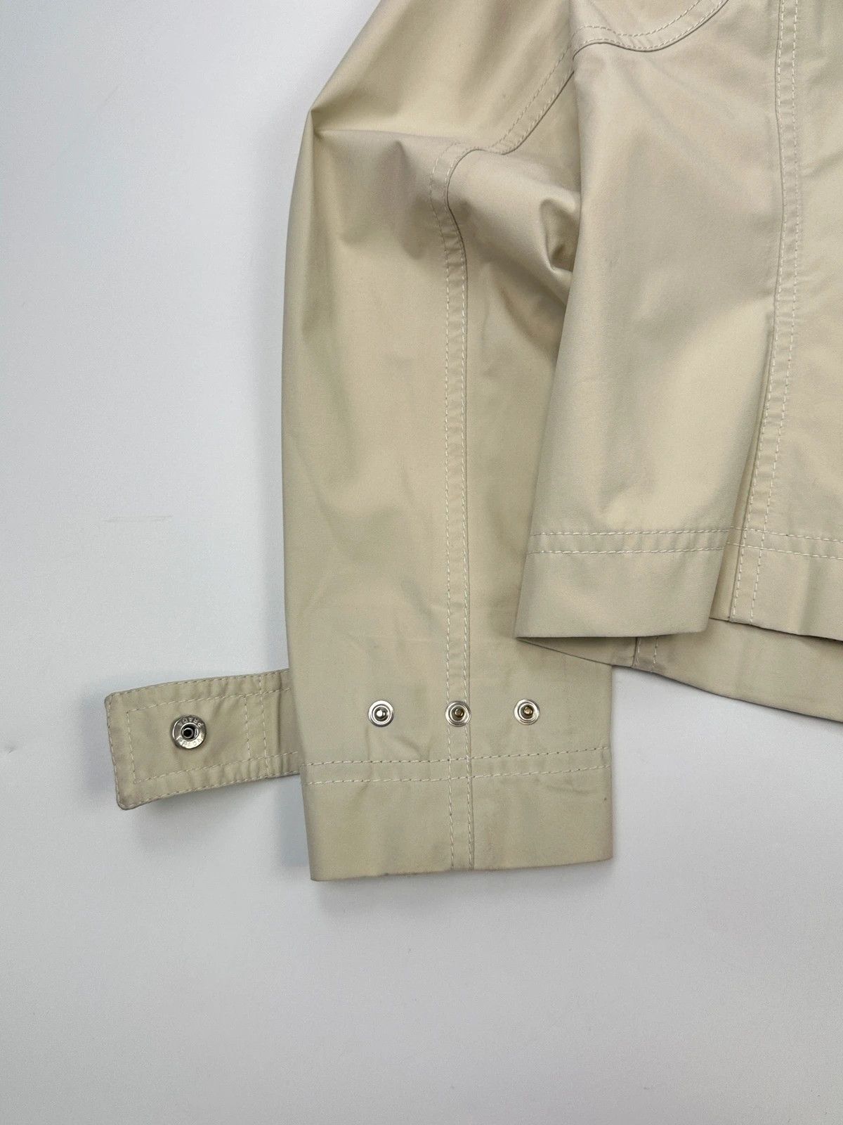 Prada Prada Sport SS2000 Nylon Beige Gore-Tex Rain Jacket Size L / US 10 / IT 46 - 8 Thumbnail