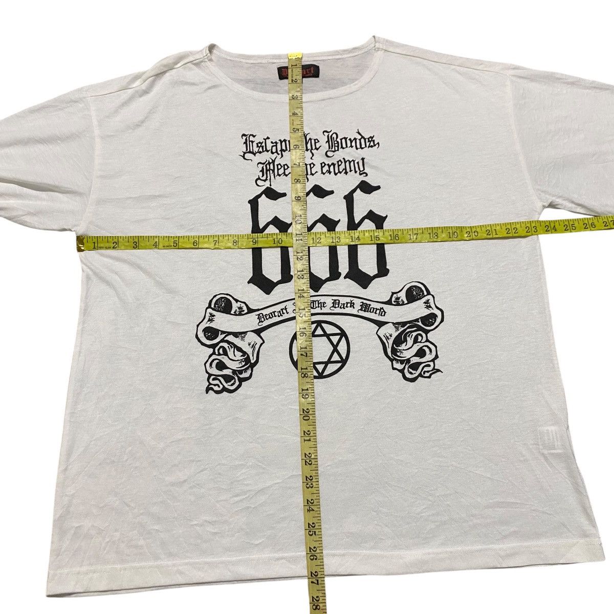 Seditionaries Deorart Shirt 666 'escape the bonds' 'Free the enemy' Size US L / EU 52-54 / 3 - 11 Thumbnail