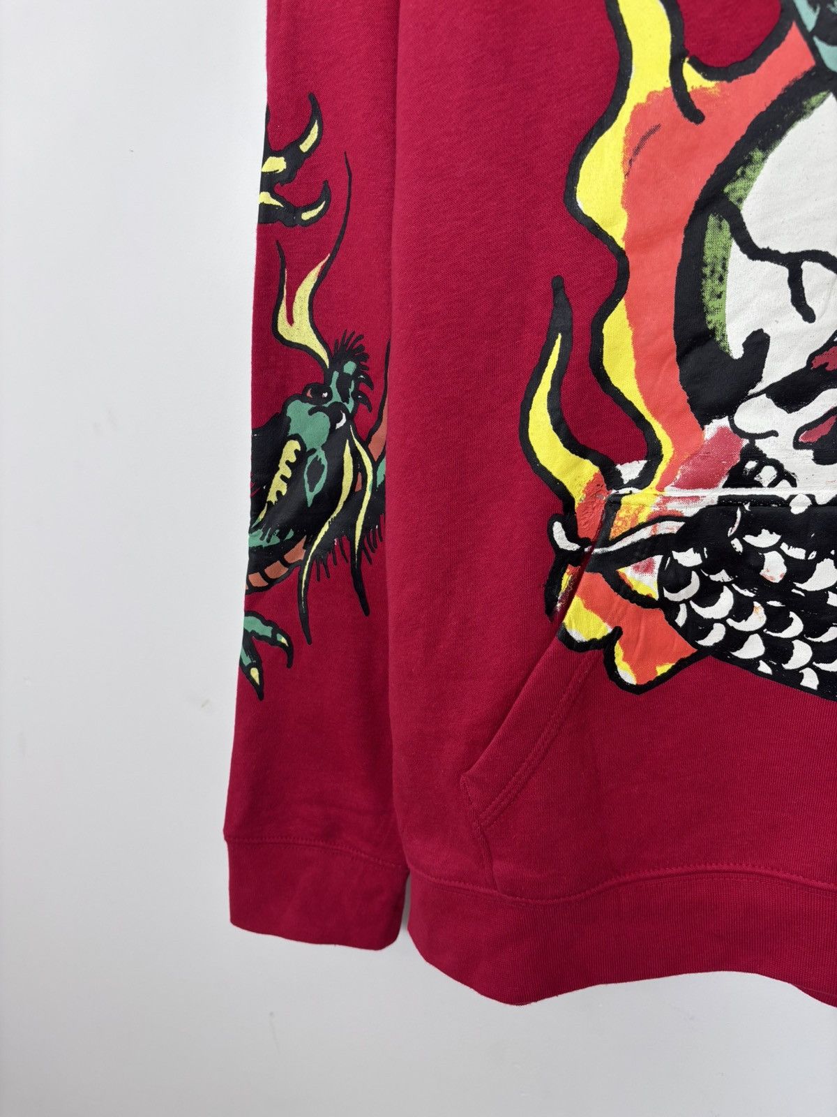 Ed Hardy Ed Hardy NWT Men’s Red Big Snake Skull Tattoo Logo Hoodie Size US M / EU 48-50 / 2 - 8 Thumbnail