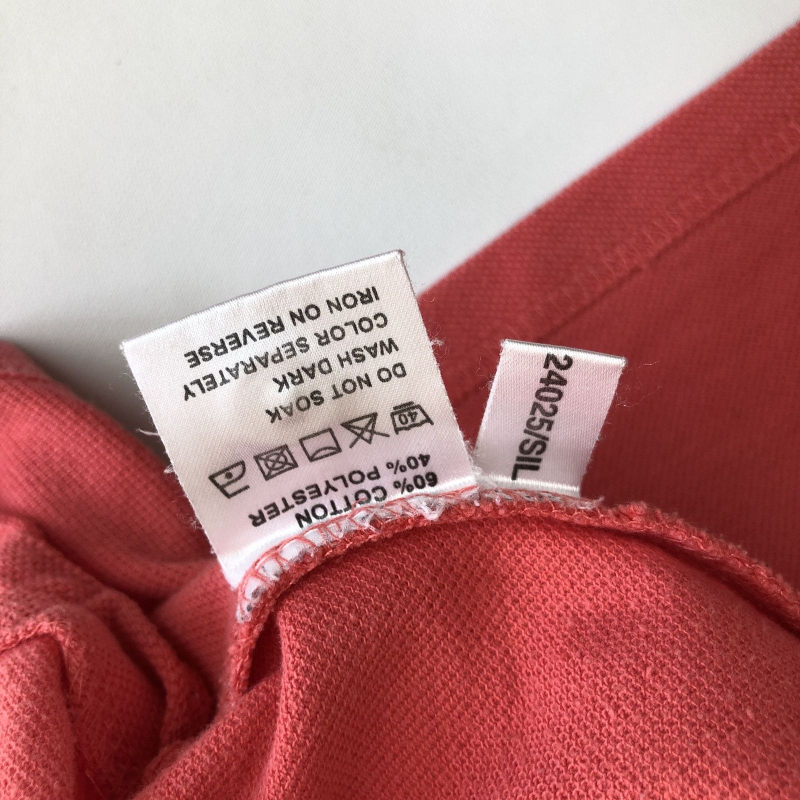 Yves Saint Laurent YSL Logo Pink Polo Yves Saint Laurent Vintage Size US XL / EU 56 / 4 - 9 Thumbnail