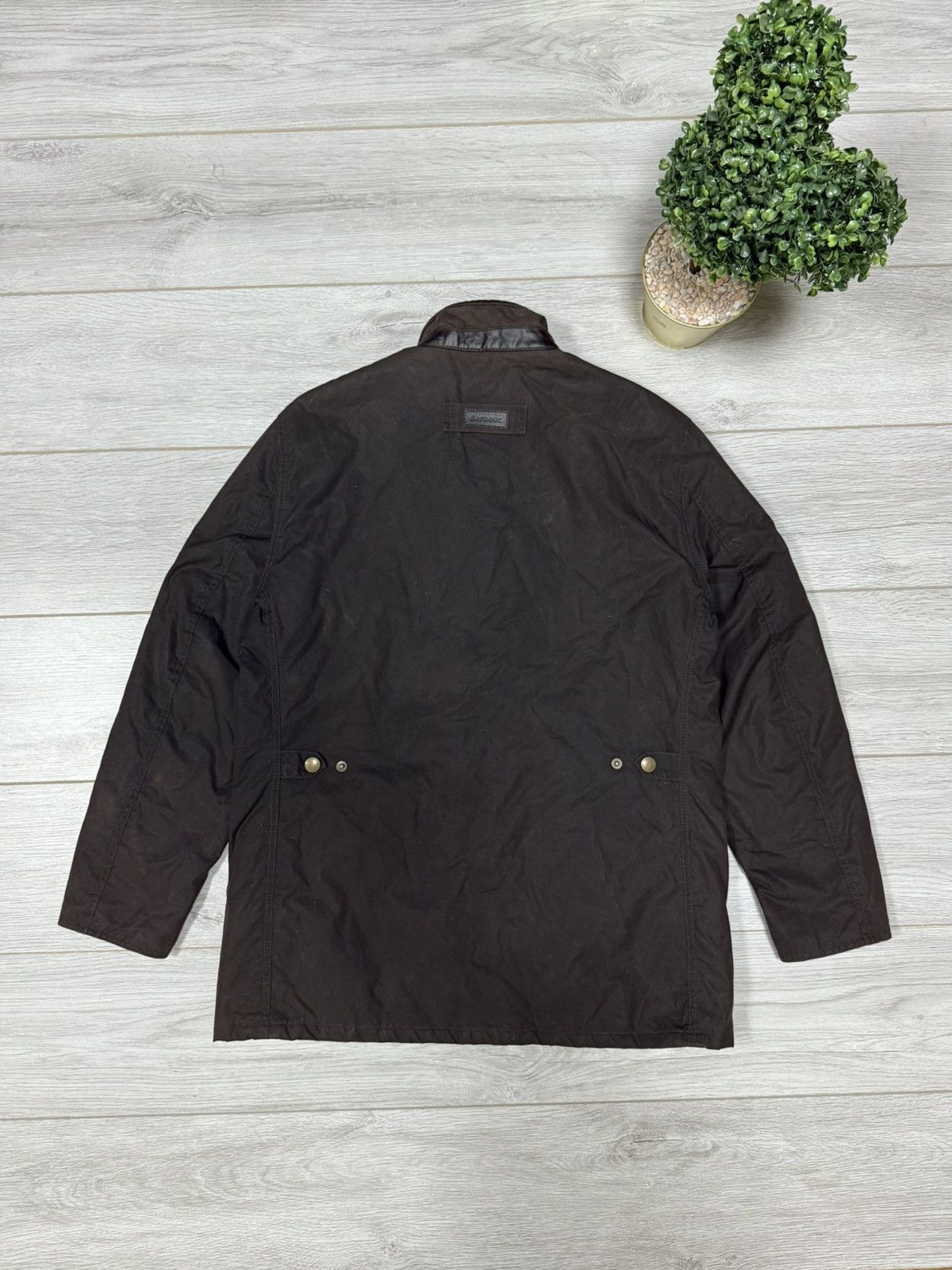Barbour Prestbury wax jacket zip vintage