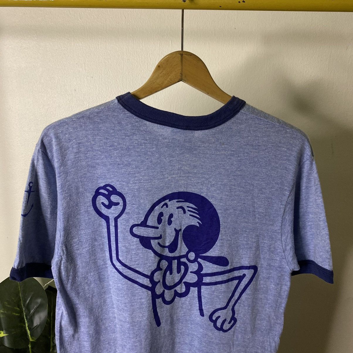 Cartoon Network × Vintage Vintage 1980s Olive Oyl Popeye The Sailor Man Ringer Tee Size US S / EU 44-46 / 1 - 8 Thumbnail