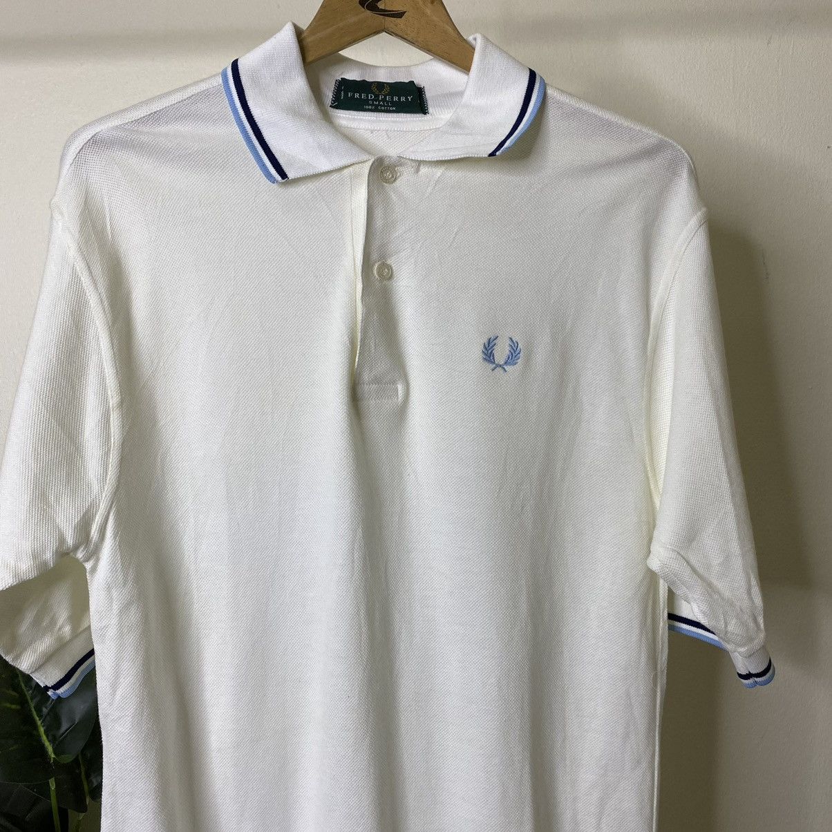 Fred Perry × Vintage Vintage Fred Perry Twin Tipped Polo Shirt Made in England Size US S / EU 44-46 / 1 - 2 Thumbnail