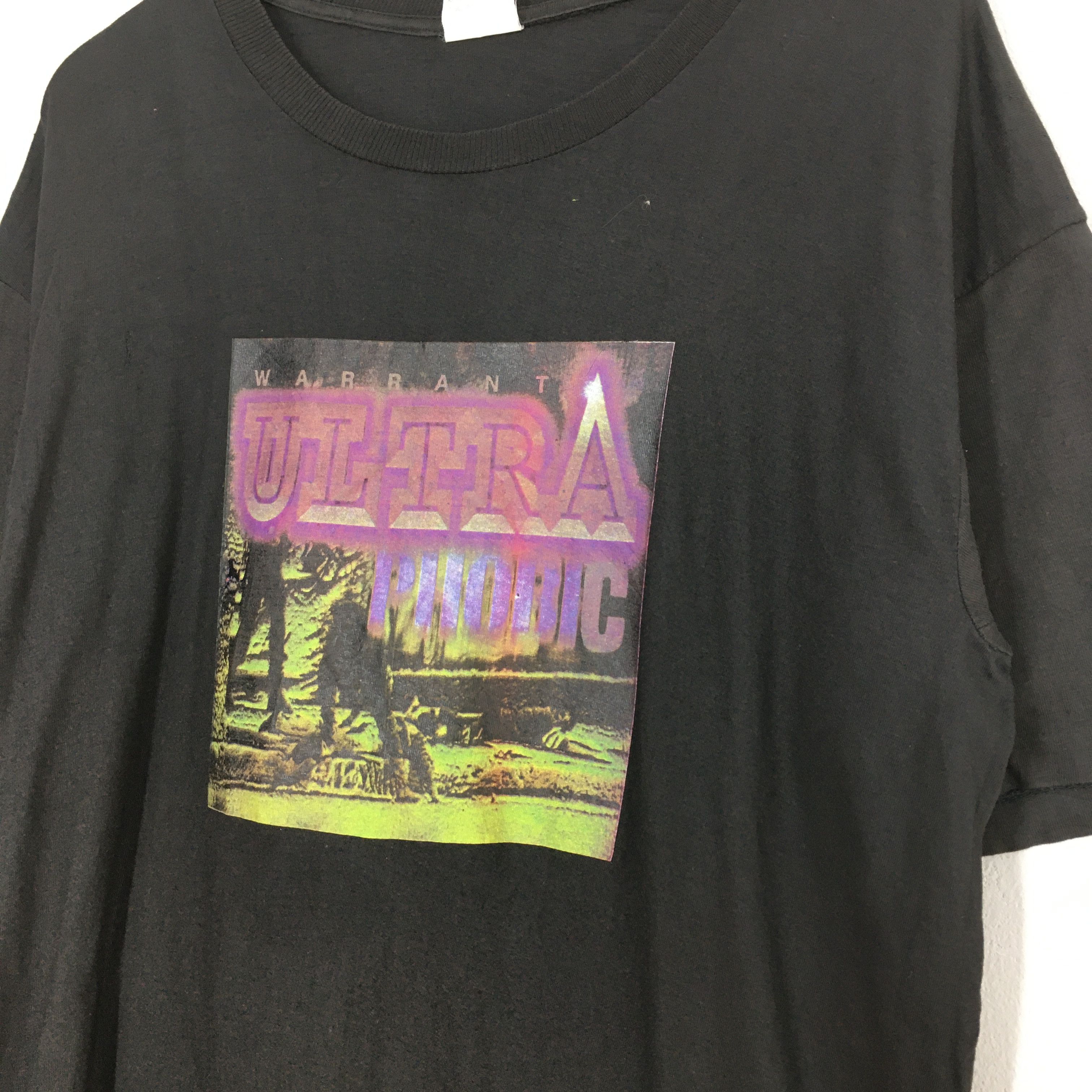 Band Tees × Vintage Vintage Warrant Hard Rock Concert T Shirt Xlarge Size US XL / EU 56 / 4 - 4 Thumbnail