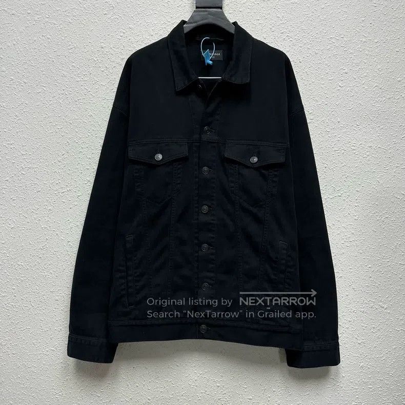 Balenciaga Balenciaga Masking tape wash denim jacket Size US S / EU 44-46 / 1 - 1 Thumbnail