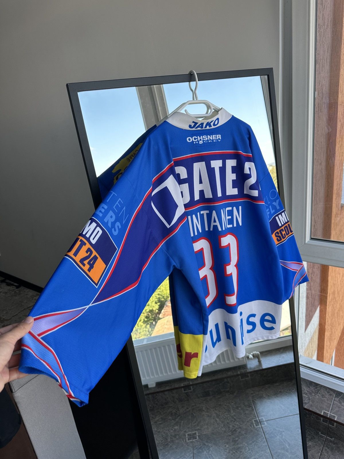 Vintage Vintage Kloten Flyers Switzerland Hockey Jersey #33 Rintanen Size US XL / EU 56 / 4 - 10 Thumbnail
