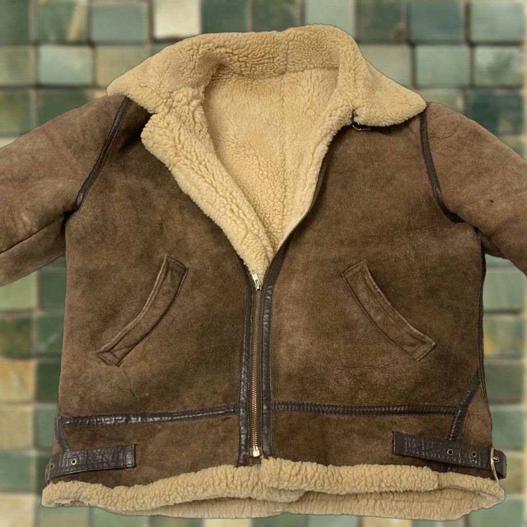 Vintage VINTAGE Adriana Bomber Jacket Men Brown Leather Full Zip 40 USA Size US XXS / EU 40 - 1 Thumbnail