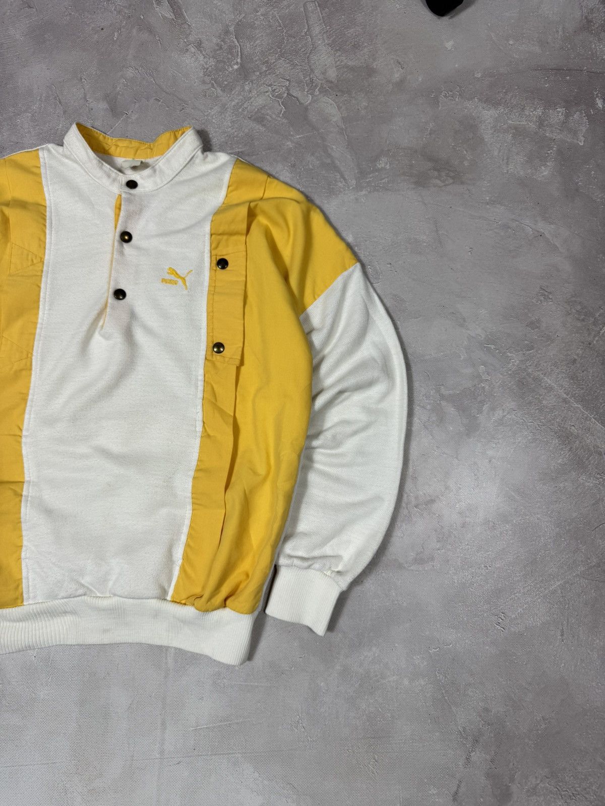 Puma Vintage 90s Puma Long Sleeve Pullover Made in Italy Size US S / EU 44-46 / 1 - 4 Thumbnail