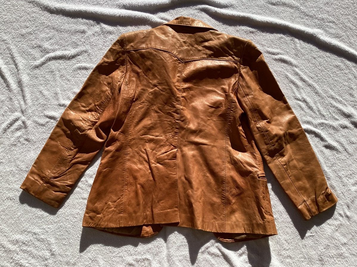 Vintage Vintage Peter Caruso New Jersey leather women wear button up Size M / US 6-8 / IT 42-44 - 6 Thumbnail