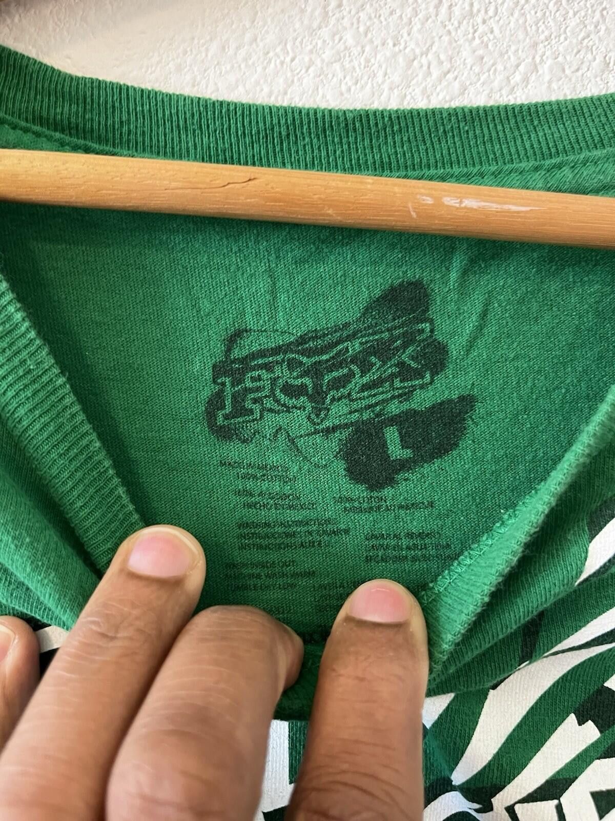 Fox Racing Fox Racing Shutter Graphic Logo Motocross T-Shirt Green L Size US L / EU 52-54 / 3 - 3 Thumbnail