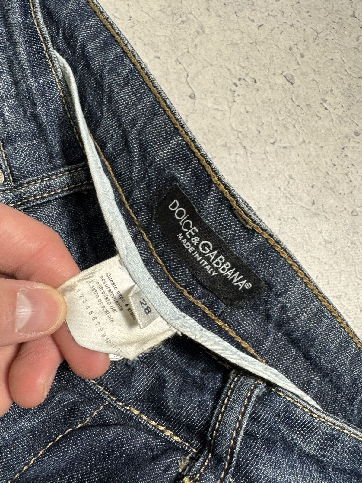 Dolce & Gabbana Dolce & Gabbana DG Luxury Denim Jeans Size 28 Size US 28 / EU 44 - 9 Thumbnail