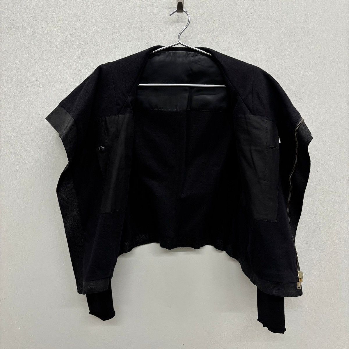 Rick Owens SS09 Rick Owens “STRUTTER” Asymmetrical Biker Jacket Size S / US 4 / IT 40 - 12 Thumbnail