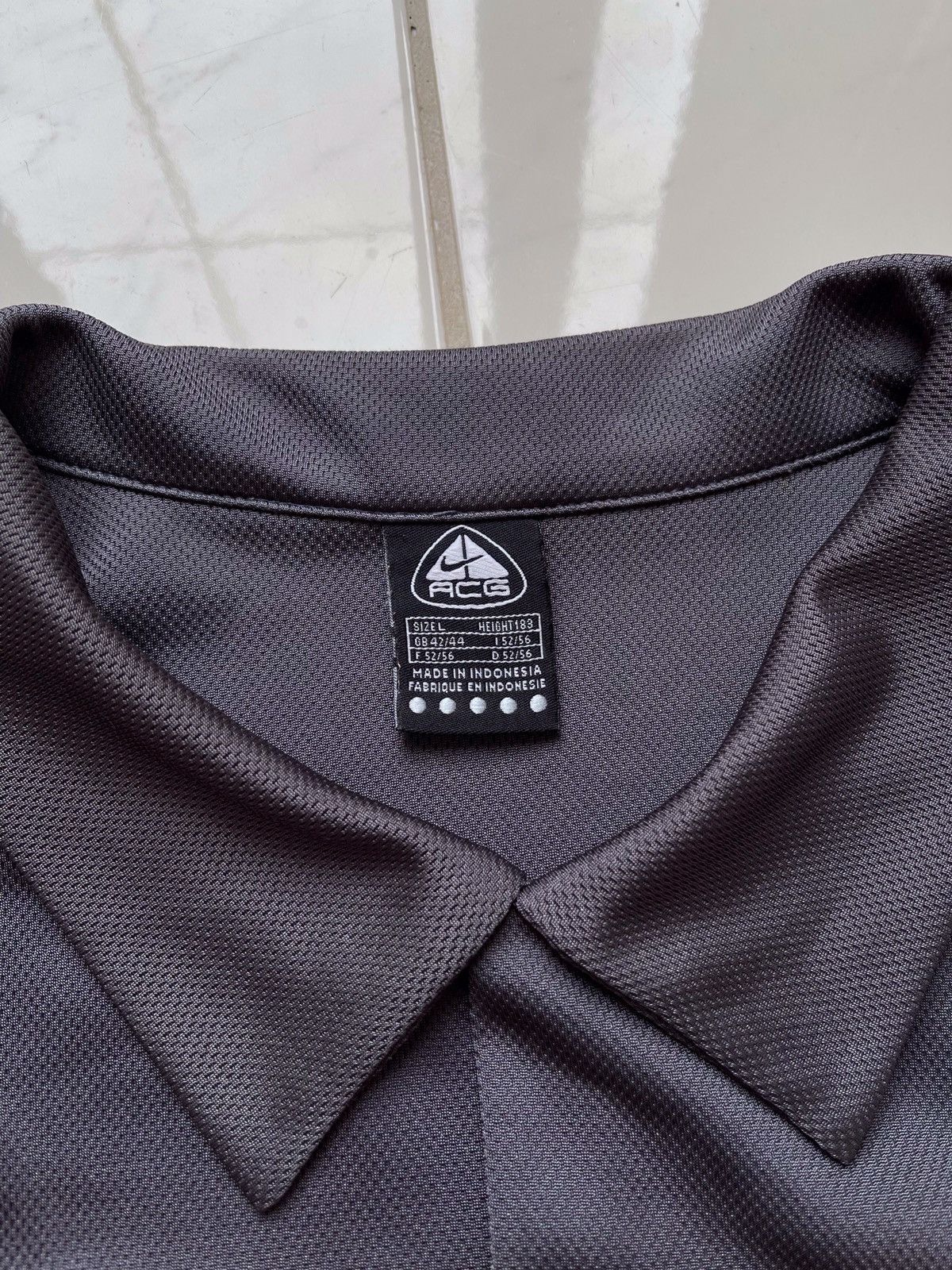 Nike × Vintage Vintage Y2k Nike Acg Short Sleeve Shirt Size US L / EU 52-54 / 3 - 3 Thumbnail