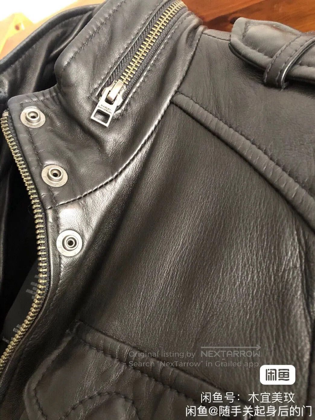 Harley Davidson Harley Davidson Women's Leather Jacket. Size M / US 6-8 / IT 42-44 - 8 Thumbnail