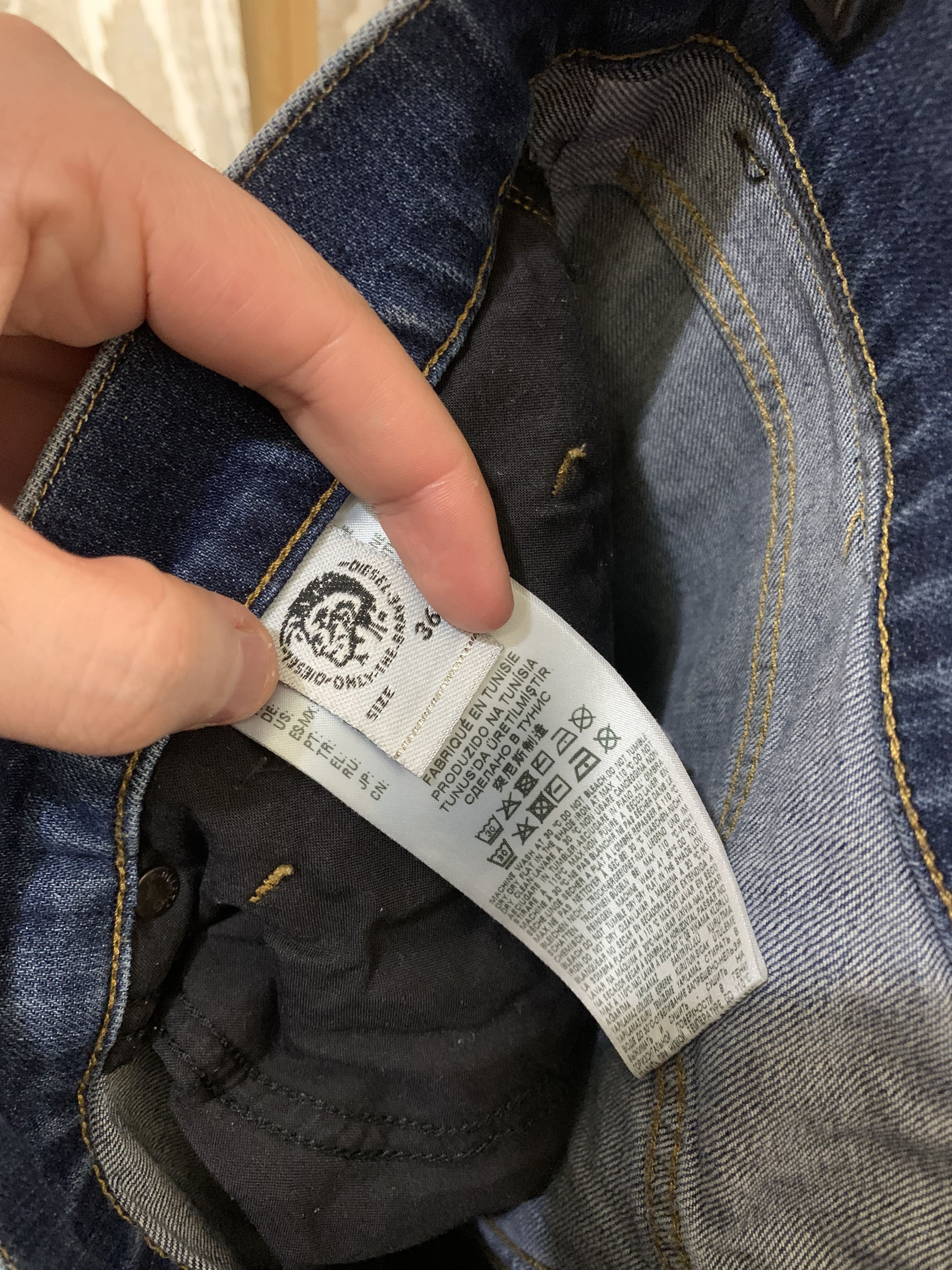 Diesel VINTAGE DIESEL INDUSTRY DENIM DIVISION DESIGNER JEANS CASUAL Size US 36 / EU 52 - 8 Thumbnail